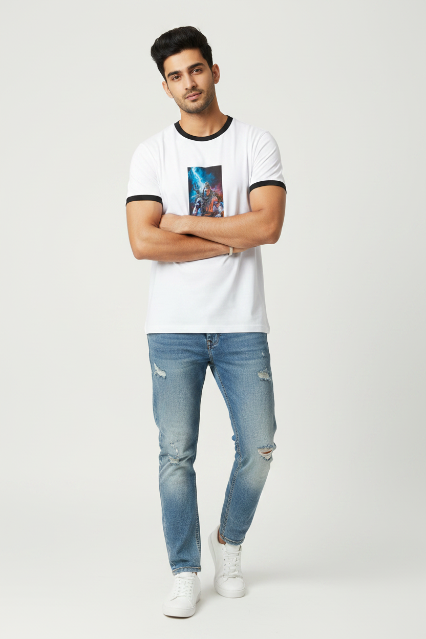 Mahadev Divine Art Printed T-Shirt