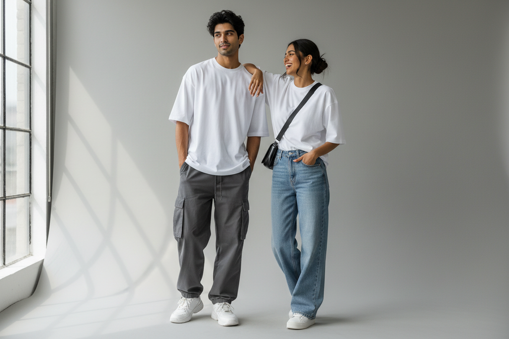 Unisex Terry Oversized Tee – 260 GSM Drop Shoulder Streetwear